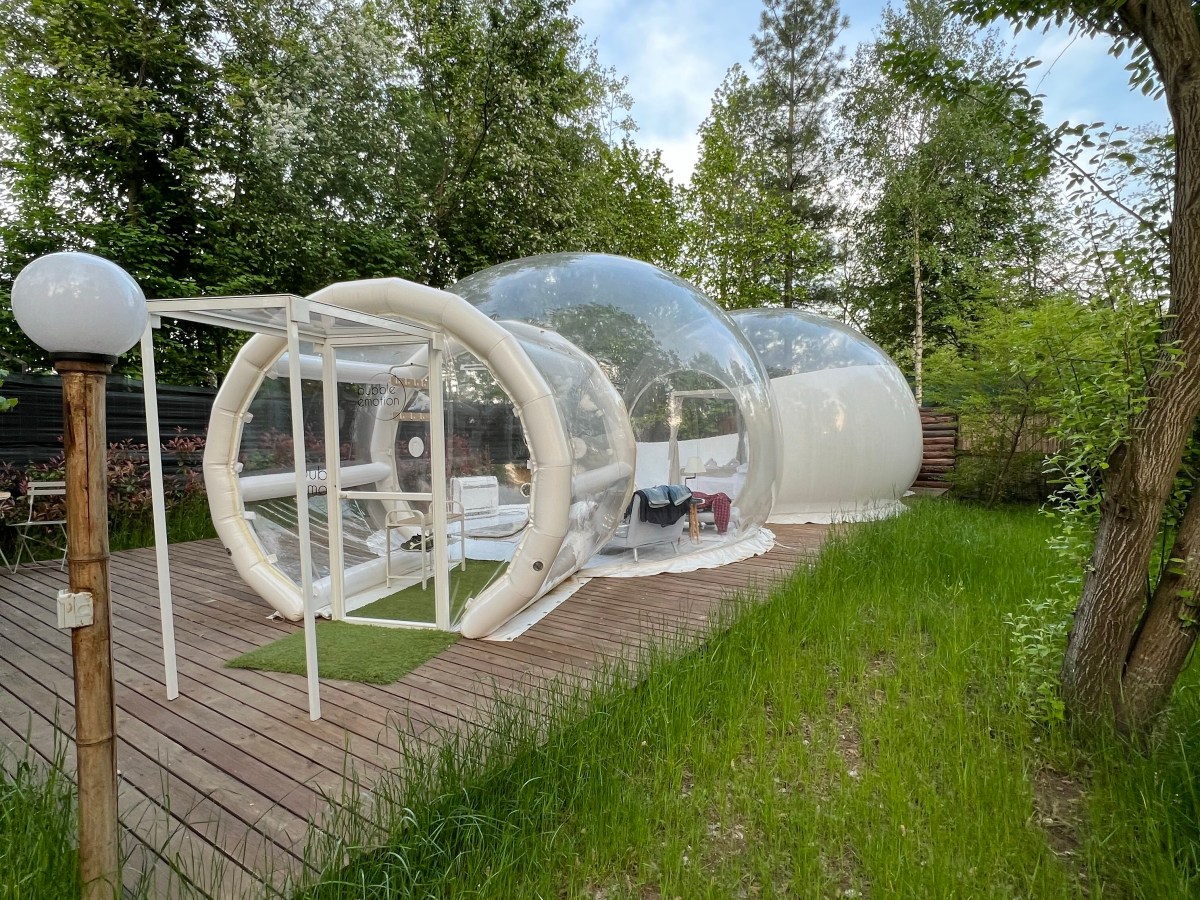 Dormire in una Bubble suite
